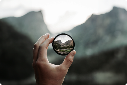 clarity through the lens of a magnifying glass