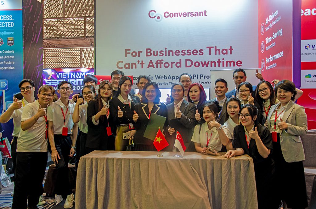 Group photo at MOU signing at Vietnam